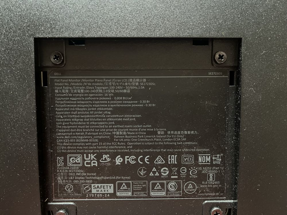 Монітор Dell SE2723DS (210-BEQJ