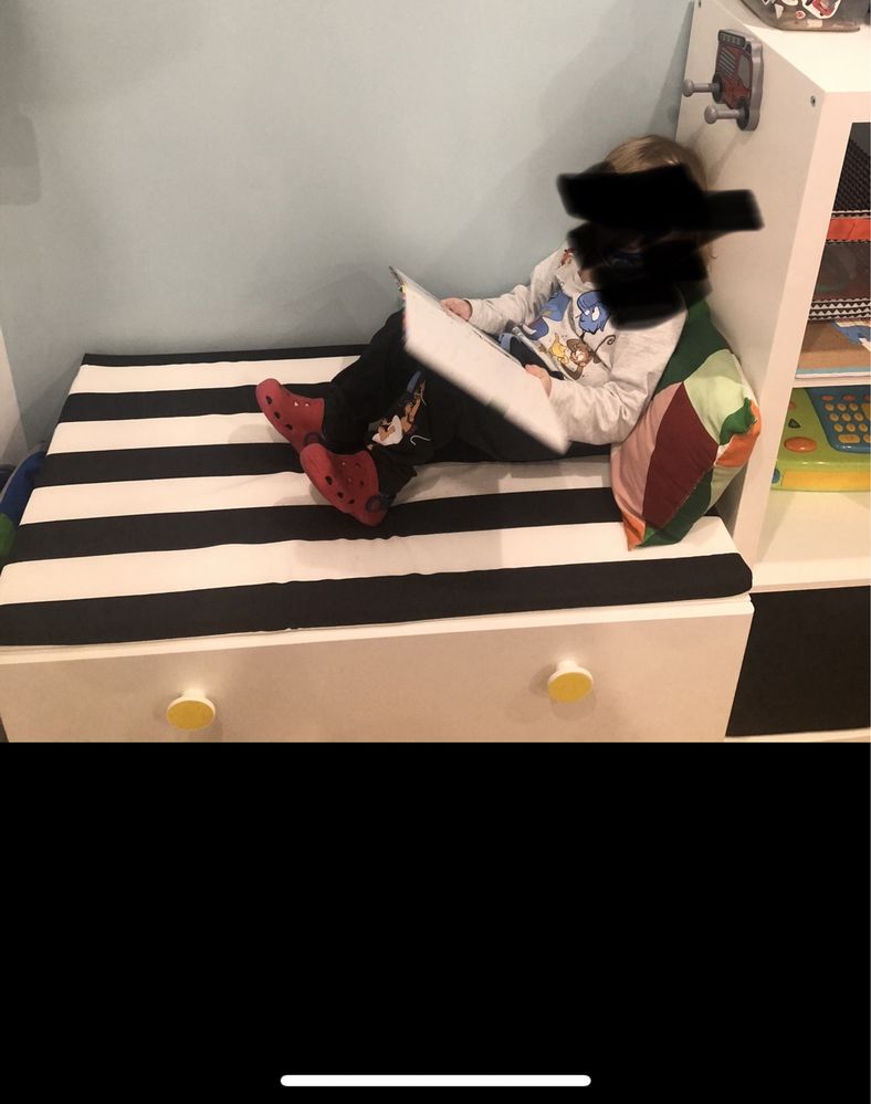 Skrzynia na zabawki/siedzisko z Ikea