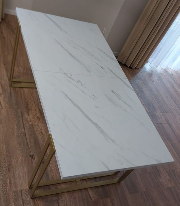 Stół rozkładany Marmur bianco