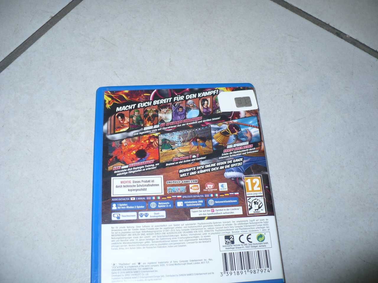 One Piece Burning Blood na Ps Vita.