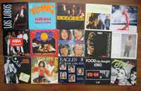 Discos vinil singles anos 70/80 (Abba, Bee Gees, Eagles, Bowie)