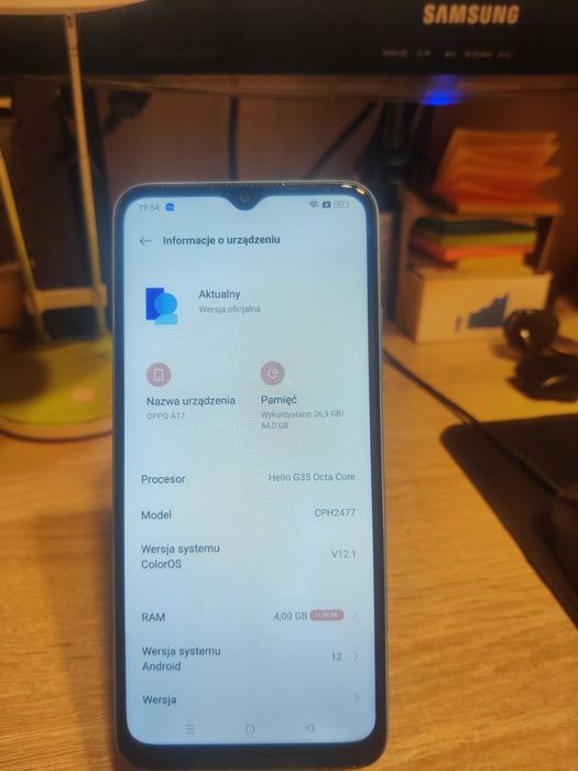 Oppo A17 4/64gb blekitny
