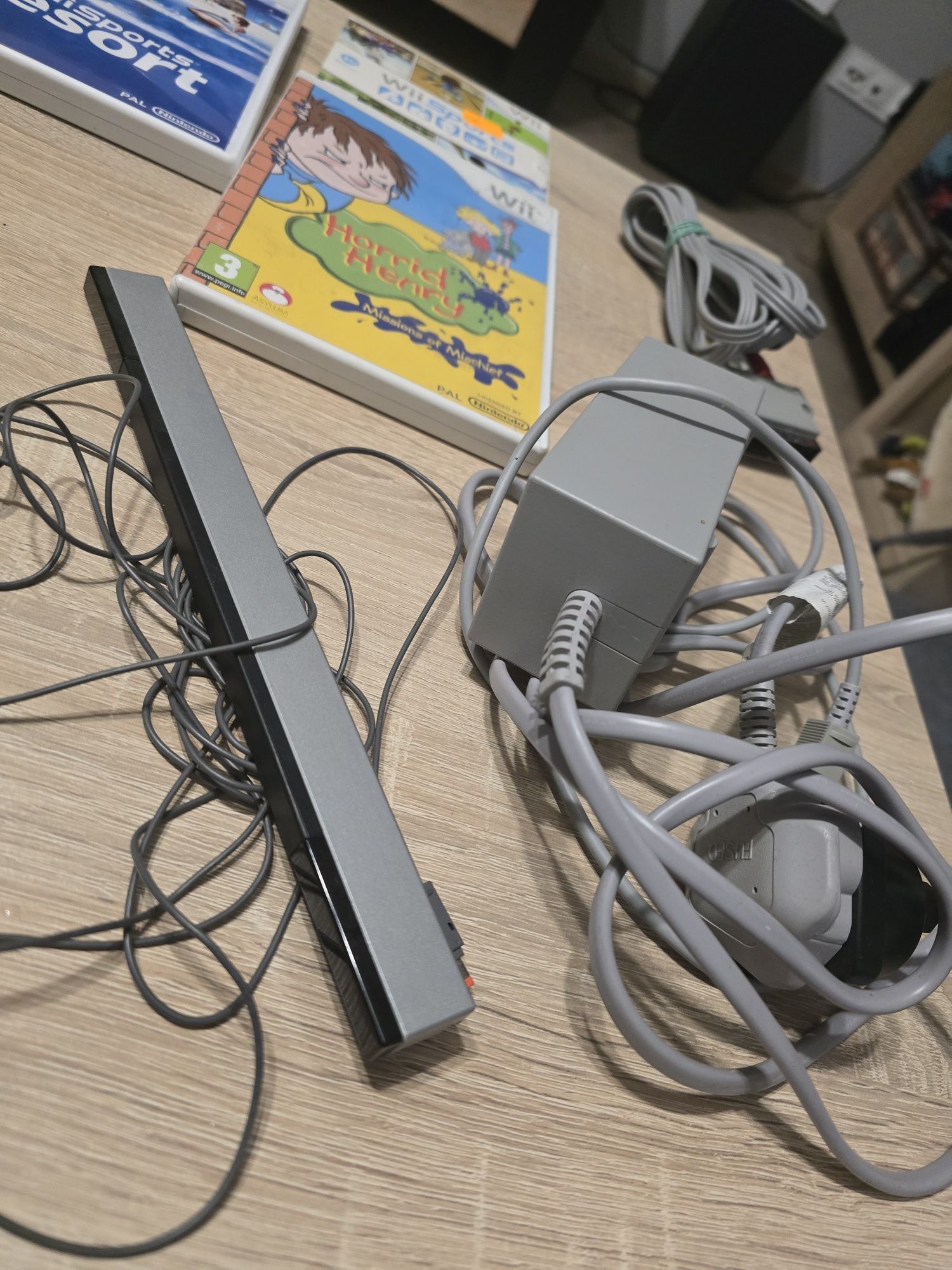 Nintendo wii cały zestaw z grami