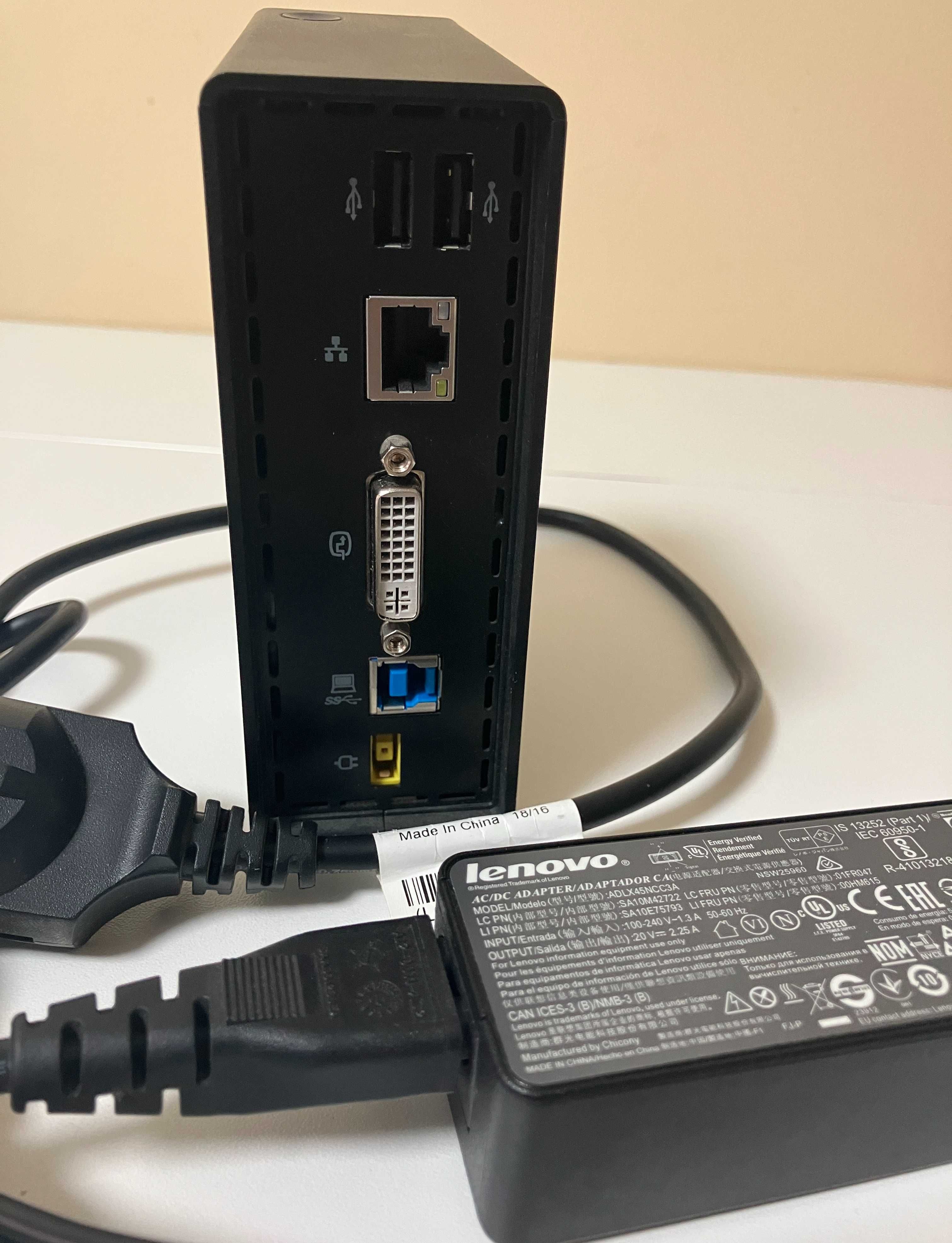 Stacja Lenovo dokująca ThinkPad Basic USB 3.0 Dock + zasilacz