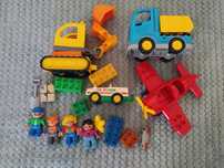 LEGO Duplo koparka samolot ciężarówka