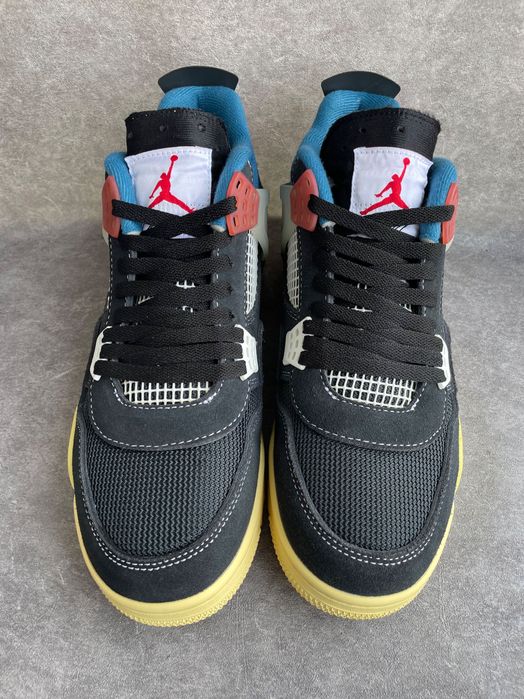 Мужские кросовки Nike Air Jordan 4 Retro x Union LA Mid Off Noir