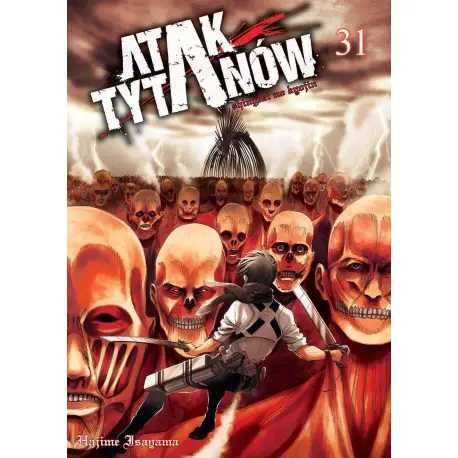 Manga z seri attack on titan po polsku, tom 29, 30 oraz 31.