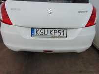 ZDERZAK TYŁ TYLNY SUZUKI SWIFT MK7 26U