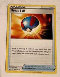 Karta Pokemon Great Ball 164/202