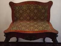Mesa antiga de mogno