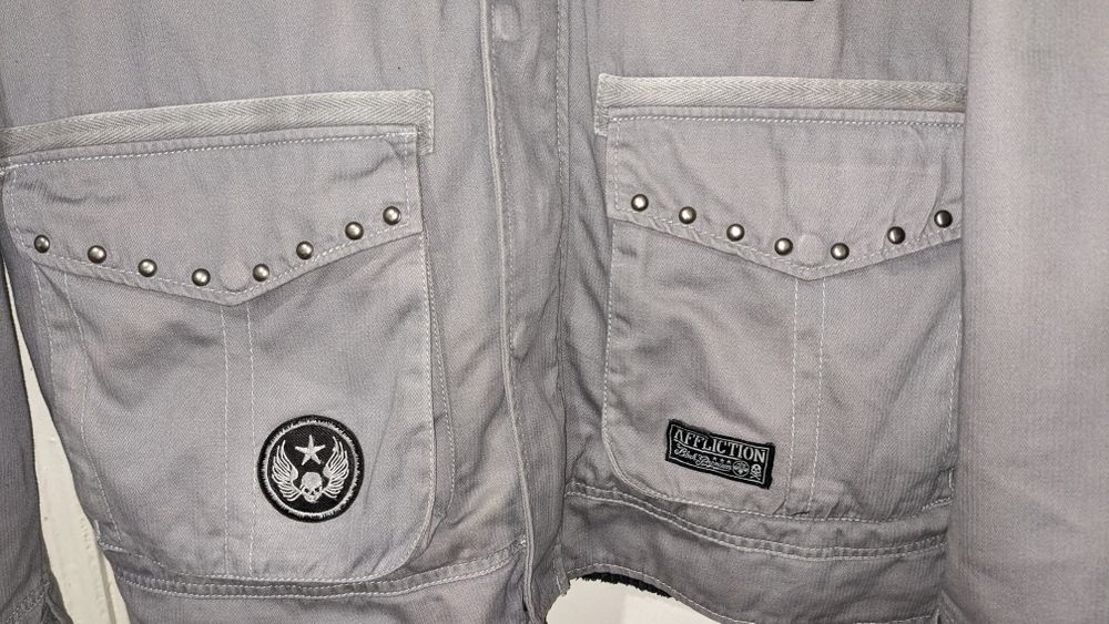 Куртка утепленная    милитари  affliction