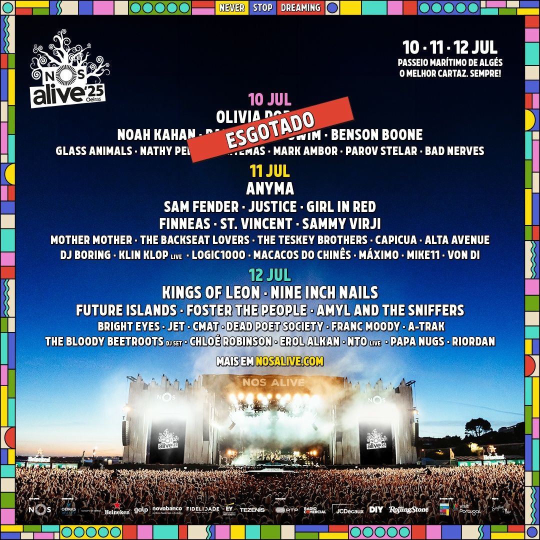 Passe 3 dias Nos Alive 2025