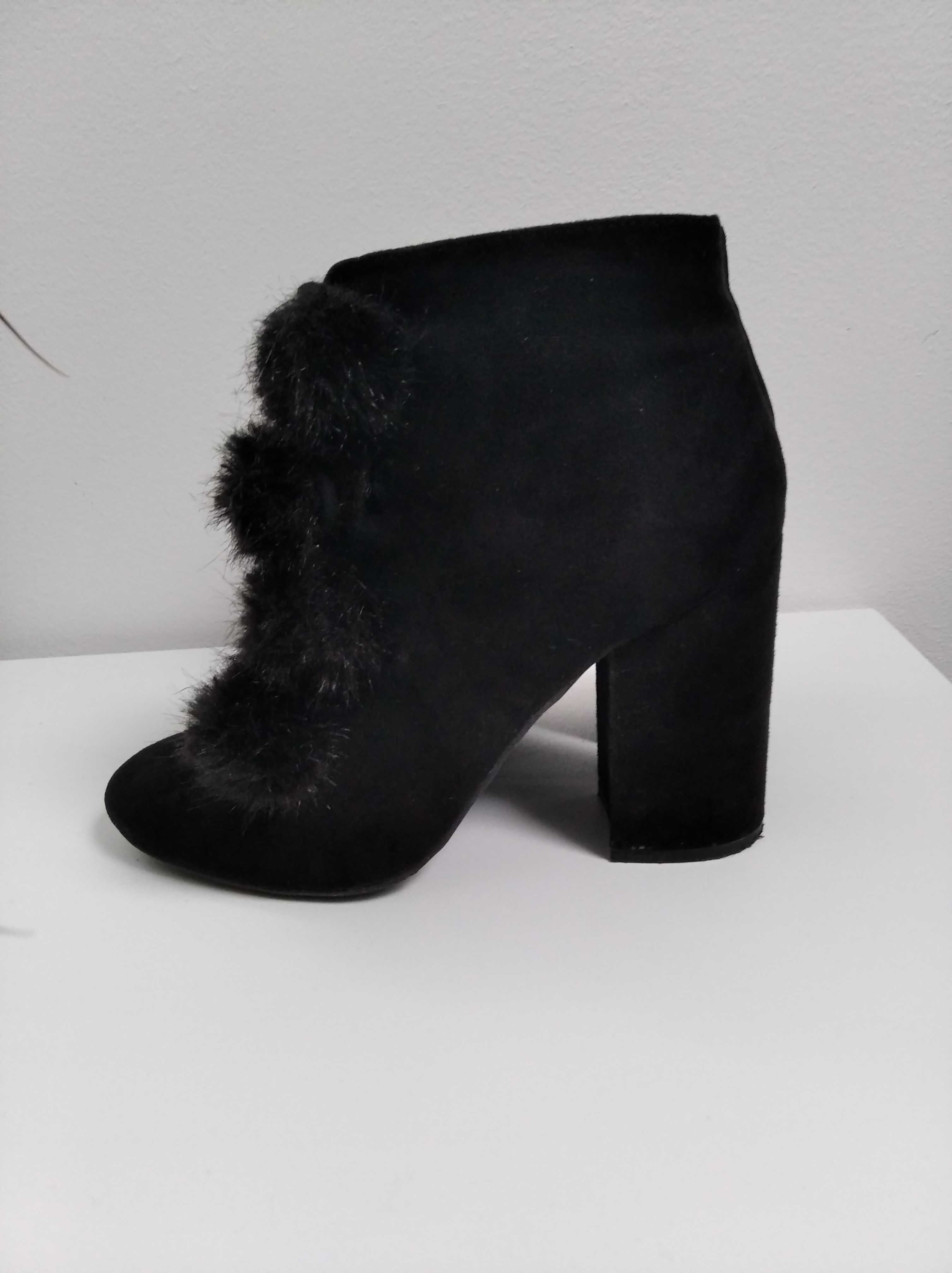 Botki czarne Primark 38