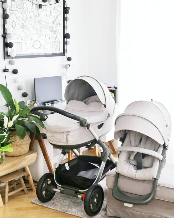 Stokke Trailz 2w1 szary stan BDB