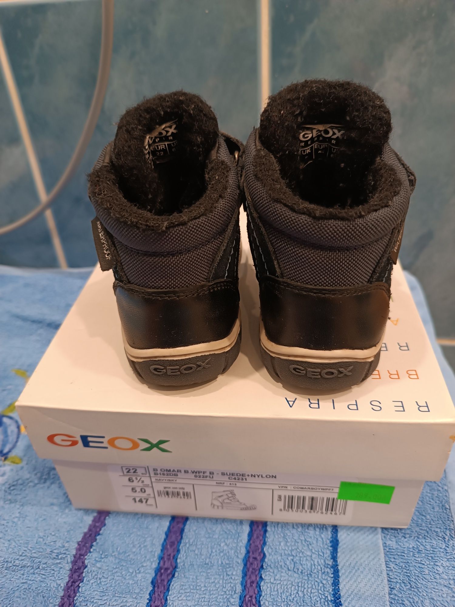 Buty zimowe Geox chłopięce