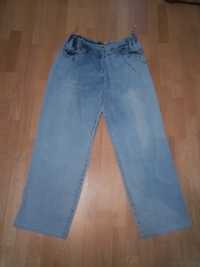 Брюки женские Батал шелковые джинсовые