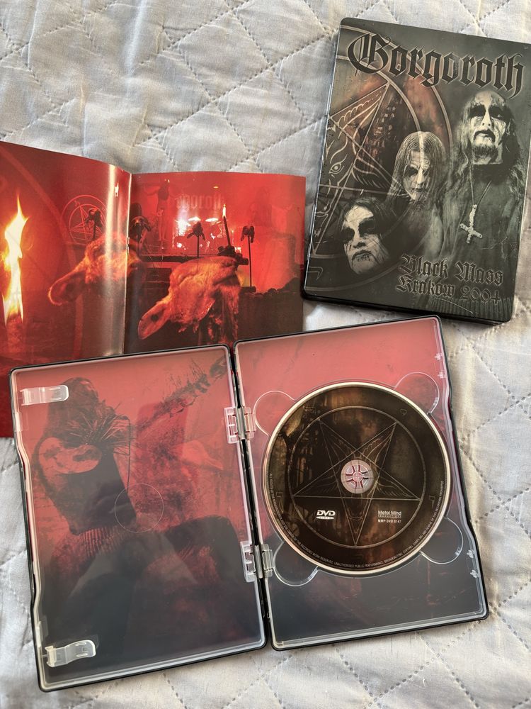Gorgoroth-Black Mass Krakow 2004 Ltd. Steelbox DVD- black metal