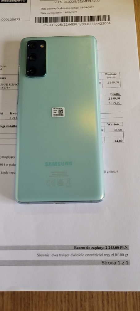 Samsung Galaxy S20 FE 8/256GB 5G 6,5"