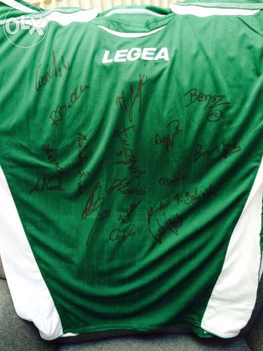 Zagłębie Sosnowiec 2008/2009 - LEGEA koszulka z autografami piłkarzy