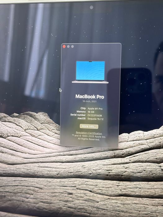 ІДЕАЛ! Macbook pro 16 M1 PRO 512SSD 16GB RAM ноутбук Apple ноут макбук