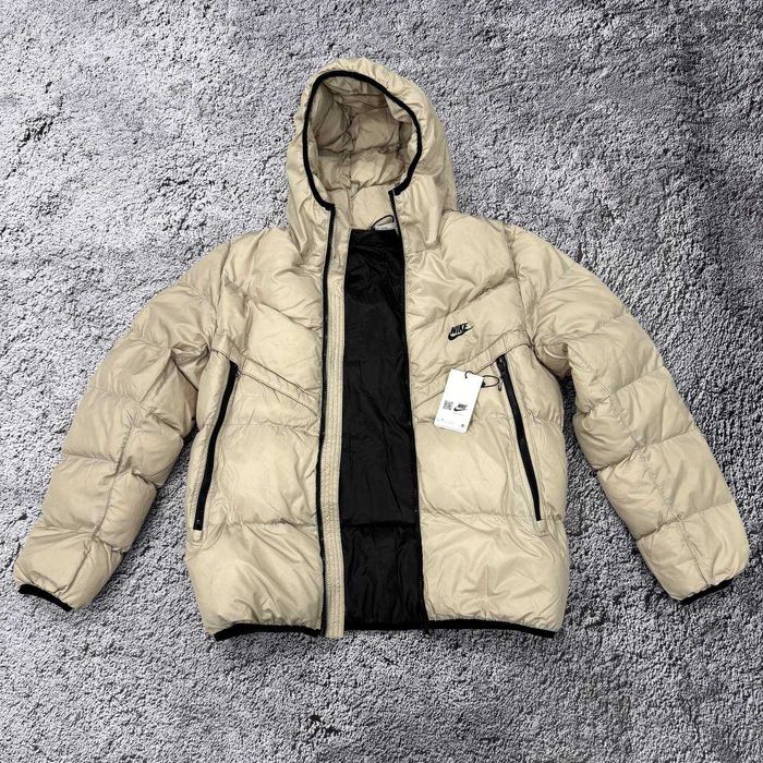 !SALE! Пуховик Nike NSW Storm-Fit Beige XS S M L XL XXL найк куртка