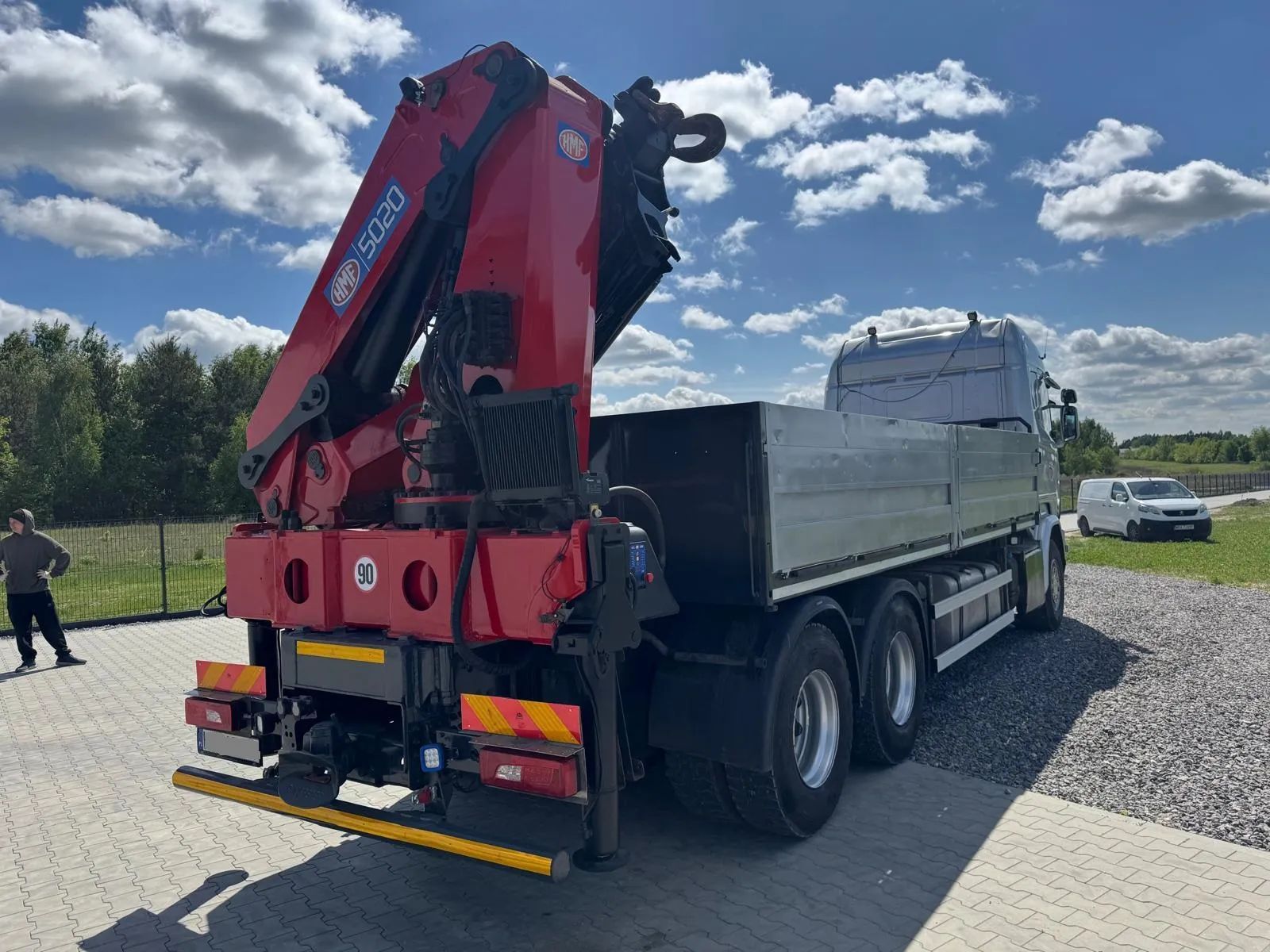 Scania R580  Żuraw hmf 50 tm, 2017r