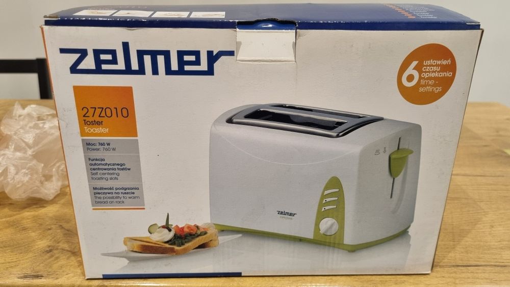 Toster Zelmer 27Z010 Nowy!