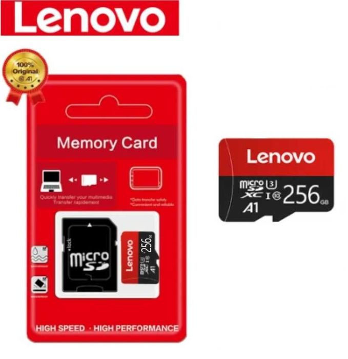 Karta pamięci Lenovo micro SDXC 256GB U3 A1 Class 10 NOWA PL 24h