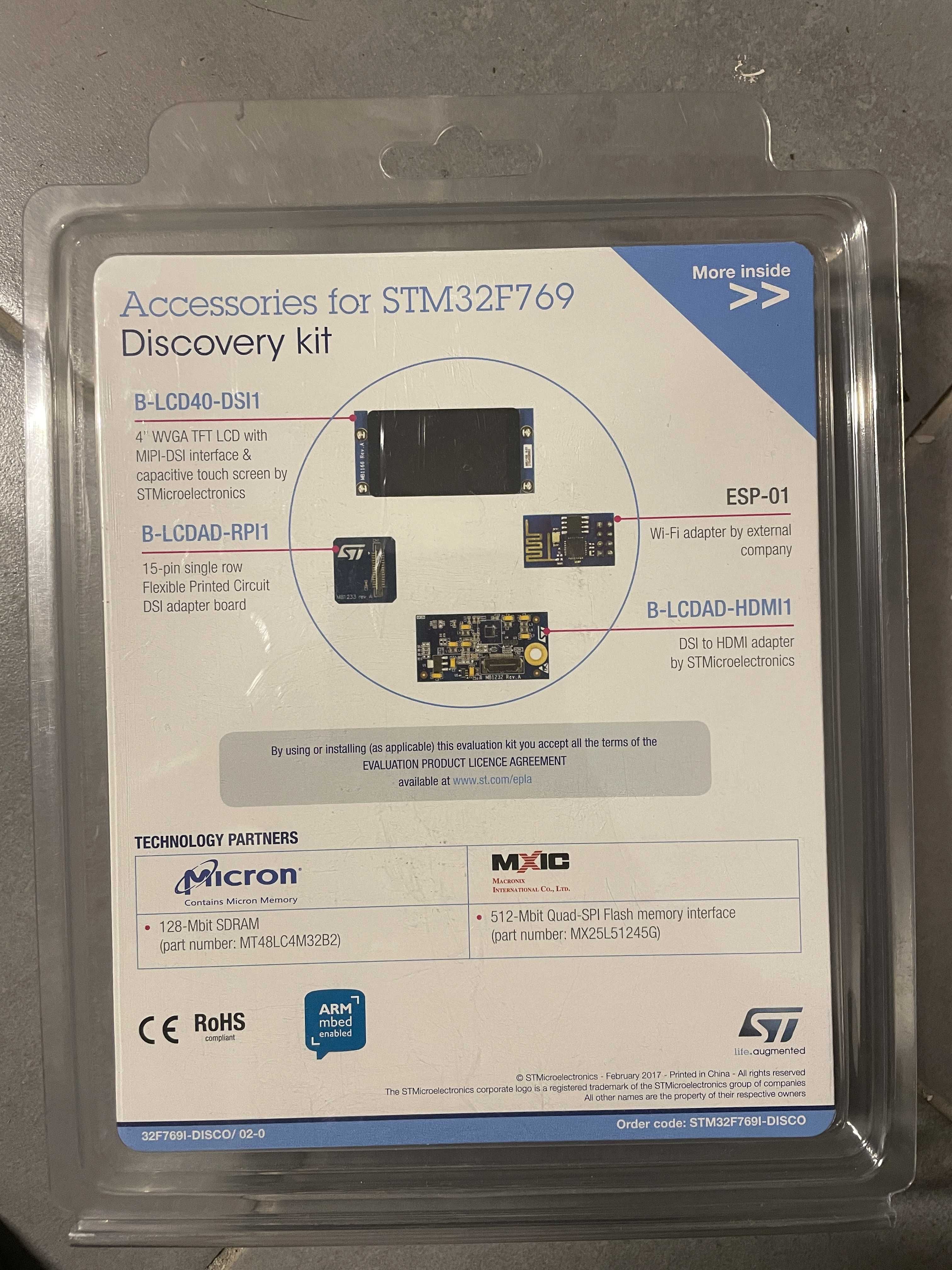 STM32F769I-DISCO - zestaw uruchomieniowy z mikrokontrolerem