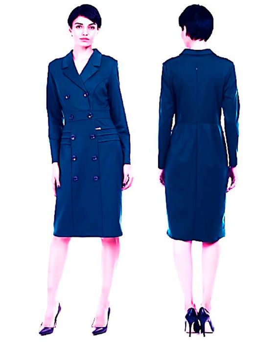 Сукня ділова (Рута-С), синього кольору, розмір 48