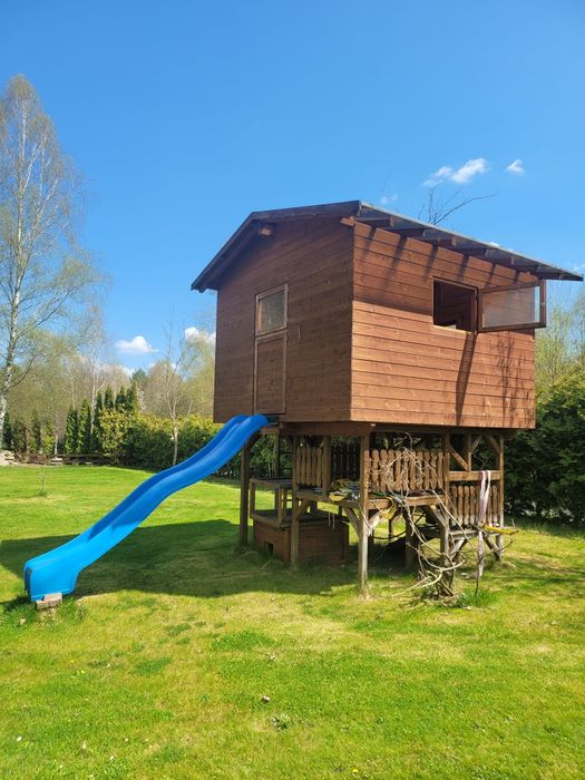 Zarezerwowany ! Domek drewniany na drzewie stan idealny