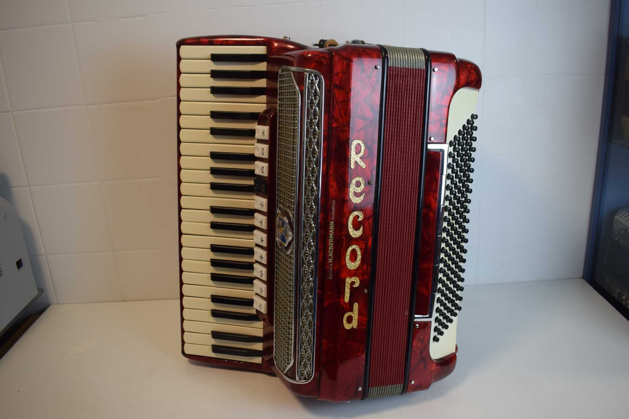 Acordeao Record 4 Voz Voz 120 Baixos, N 360