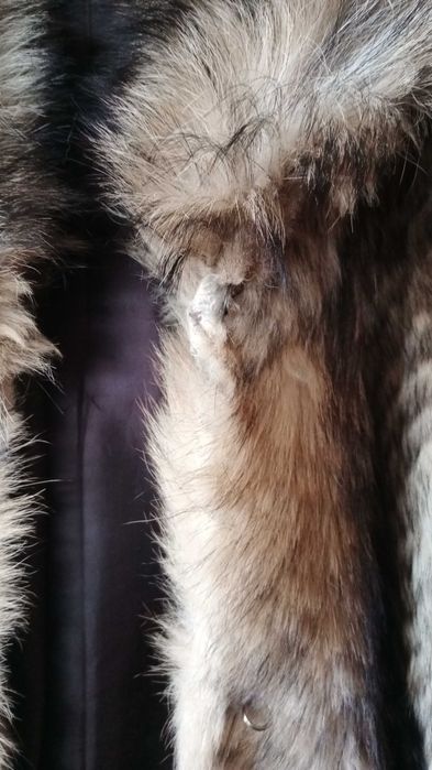 Шуба из волка, натуральная