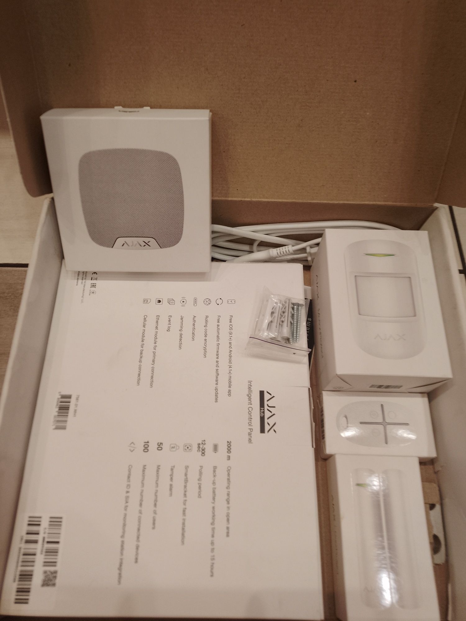 Хіт Ajax Starter kit GSM комплект беспроводной сигнализации в дом офис