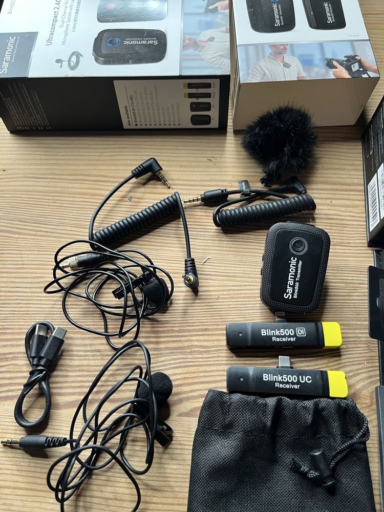 Saramonic blink 500 мікрофони usb c камери