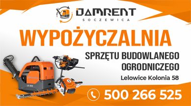 Wypożyczalnia Sprzętu Budowlanego i Ogrodniczego DAMRENT