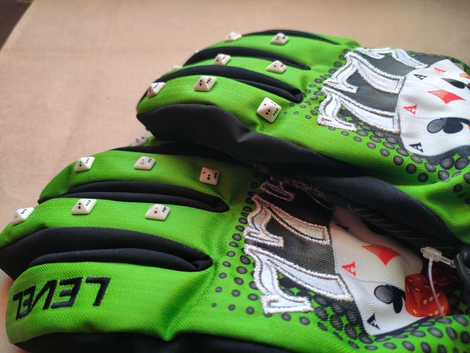 Nowe rękawice narciarskie snowboard Level Poker 9 L męskie na narty