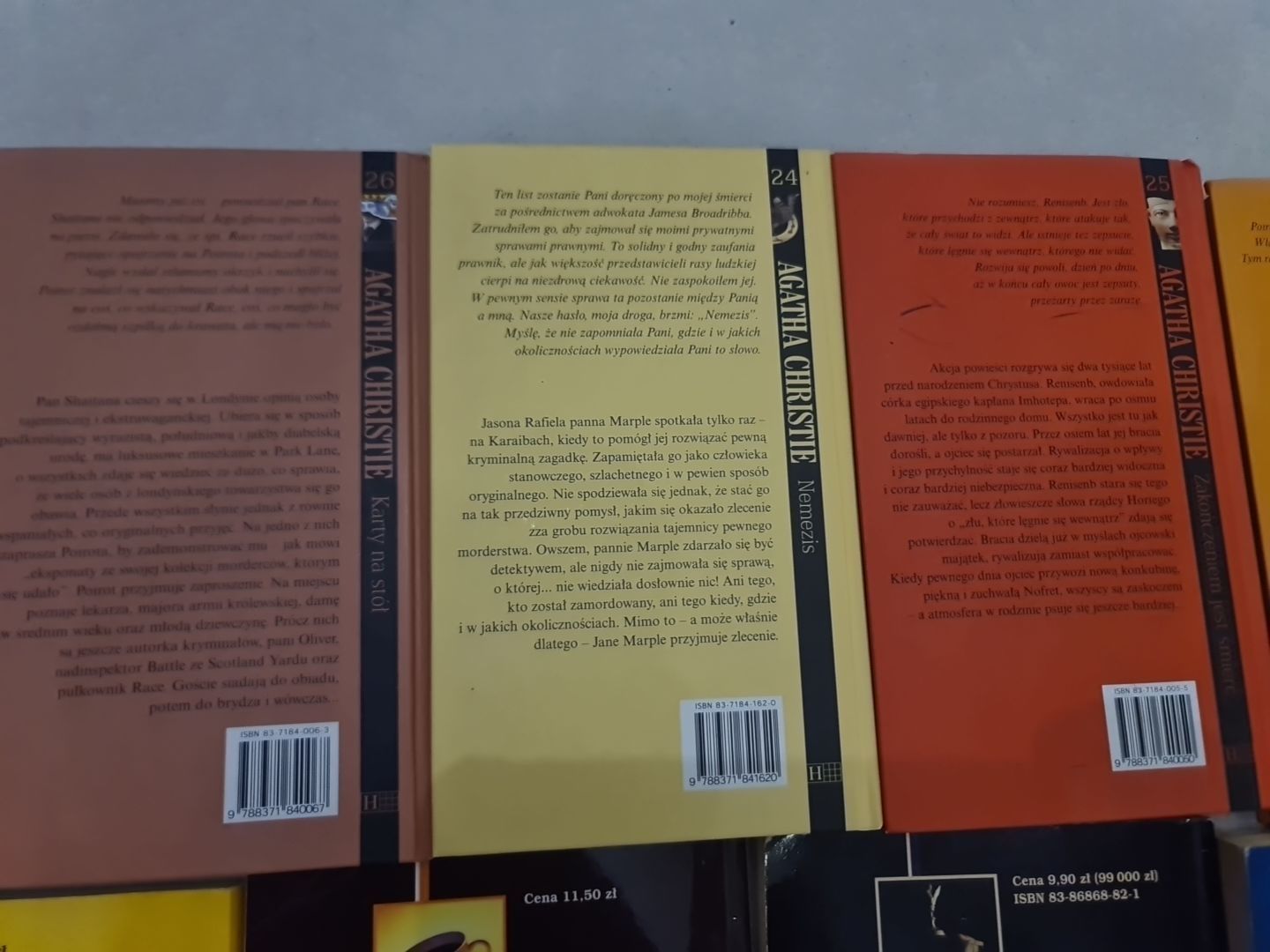 Ksiazki zestaw Agatha Christie Kolekcja Hachette kryminał kryminały