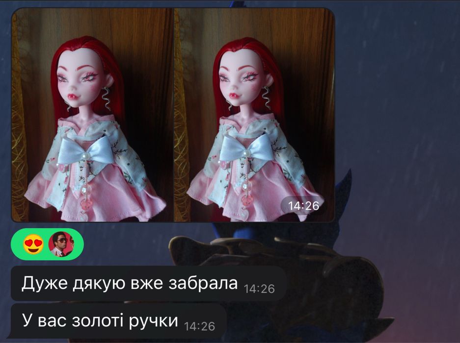 ООАК монстер хай/евер афтер хай на вашій ляльці