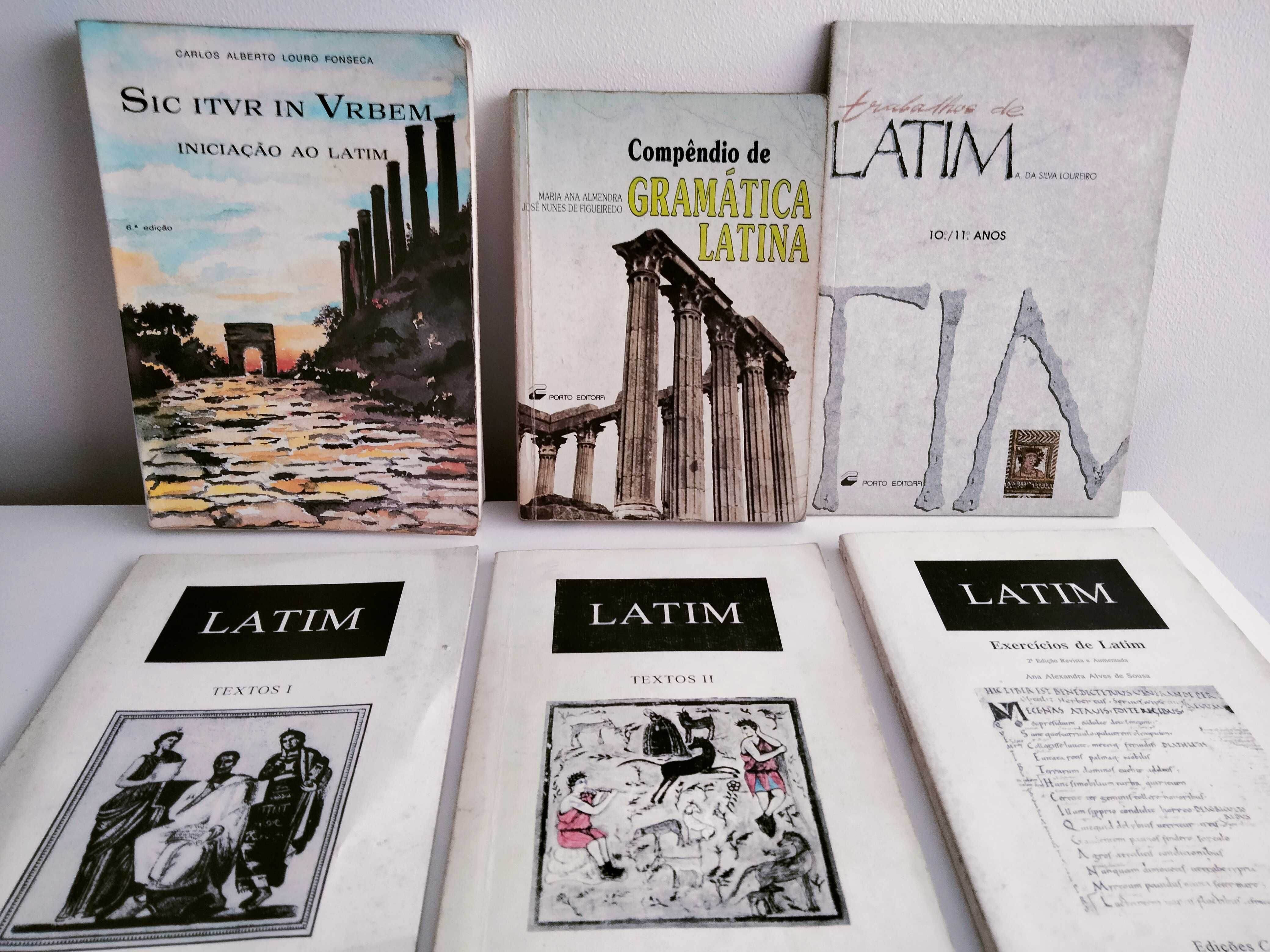 Compêndios e livros de exercícios de Latim