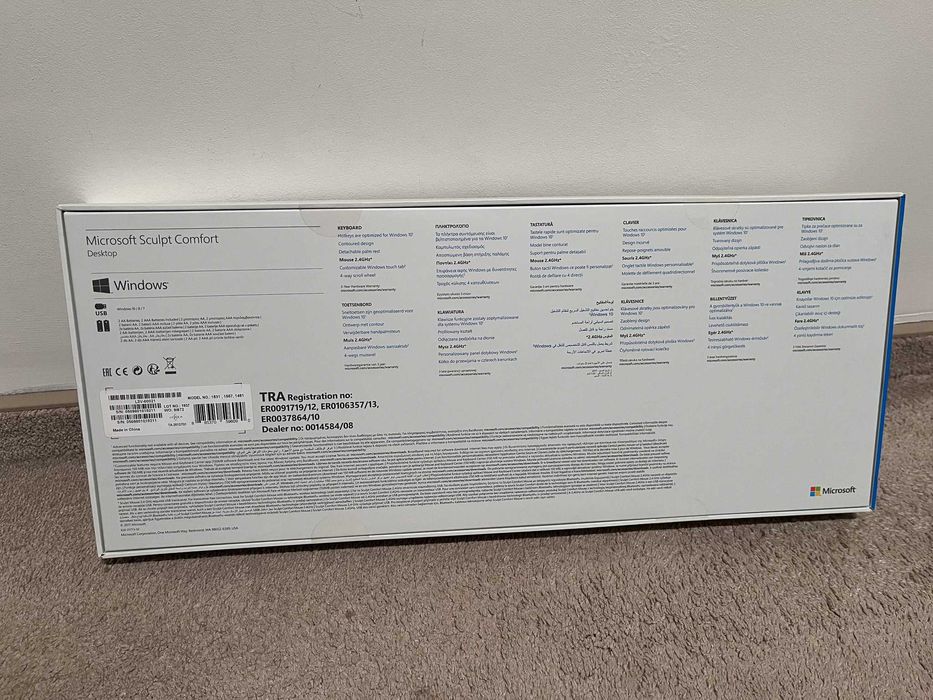 Klawiatura i mysz Microsoft Sculpt Comfort (nierozpakowane!)
