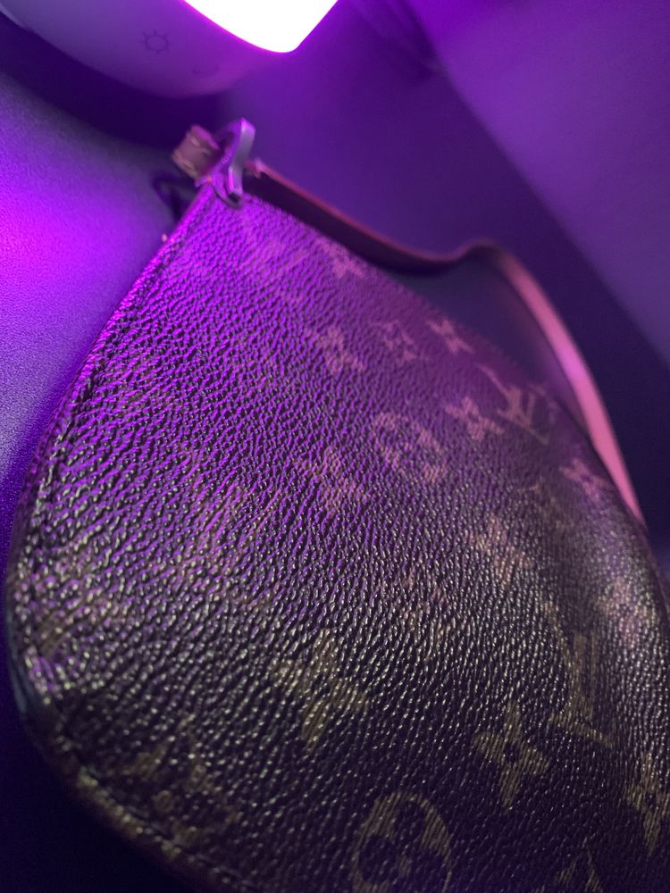Louis Vuitton Epi Leather Demi Lune Pochette Bag