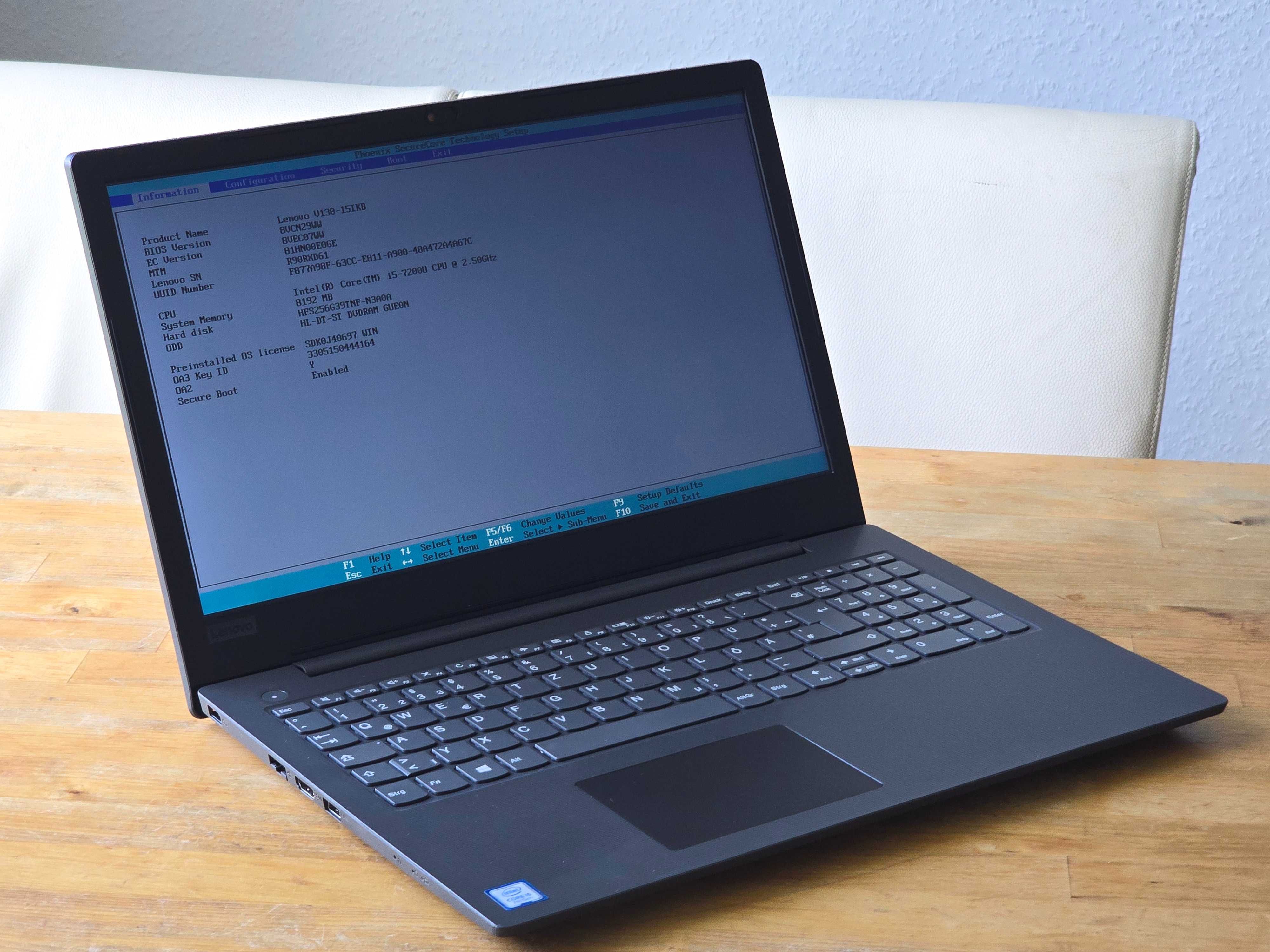 Ноутбук Lenovo IdeaPad V130-15IKB, Intel Core i5-7200U, 8/256Gb SSD.