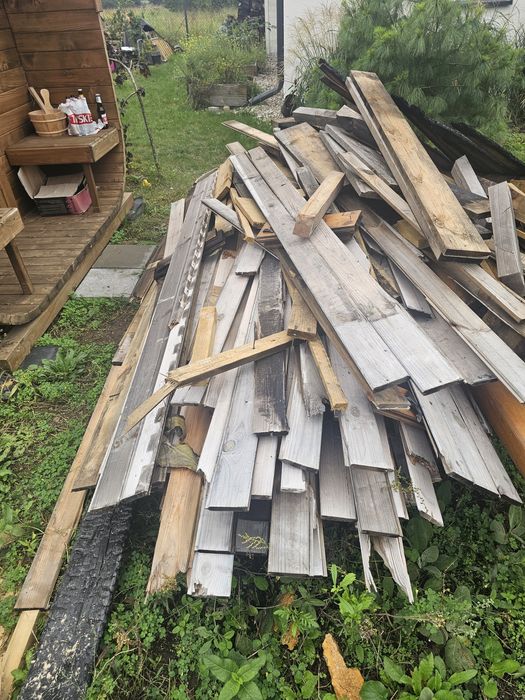 Deski z rozbiórki