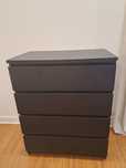 Cómoda Malm Ikea 4 gavetas