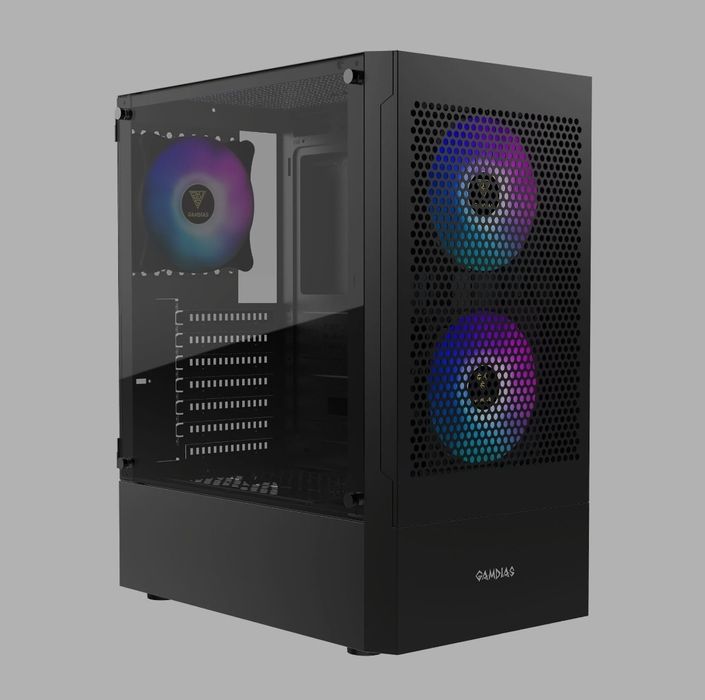 GAMDIAS TALOS E3 MESH obudowa komputerowa ATX 3 wentylatory 120mm ARGB