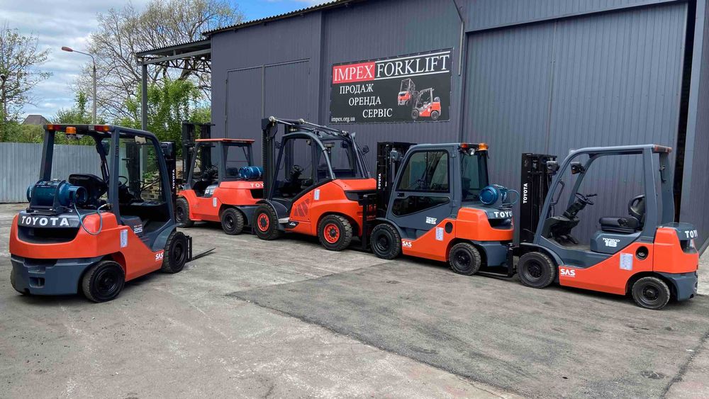 Газовий навантажувач TOYOTA 02-8FGF25, 2017рік, підйом-3.3м, погрузчик