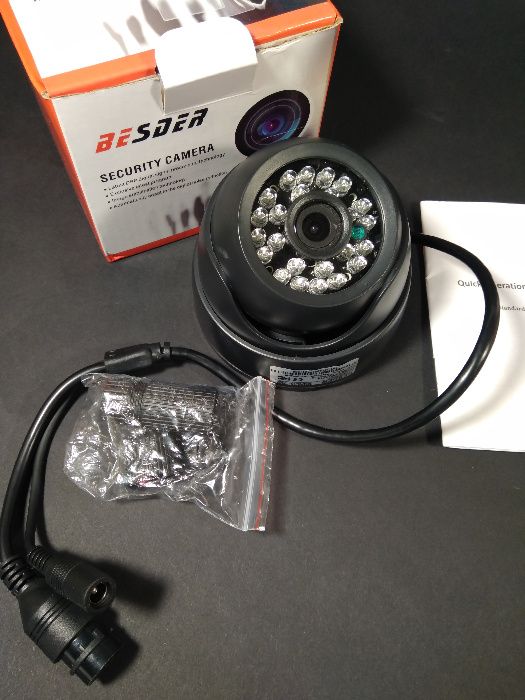 IP камера Besder 3024PB 2.8mm, 1.0 MP, 720P, ONVIF. З блоком живлення