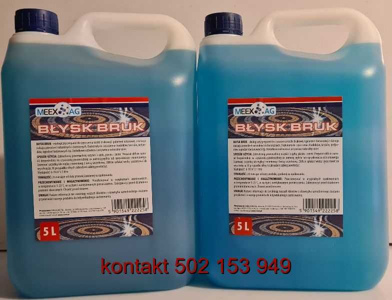 Preparat do mycia czyszczenia kostki brukowej galanterii z betonu 5 L