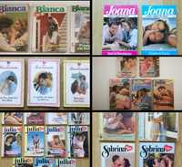 Livros de Romance: Coleção Bianca, Sabrina, Júlia